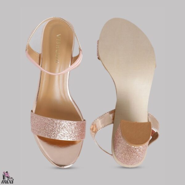 Women Rose Gold Heels 1