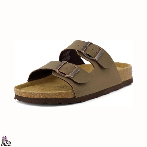 CUSHIONAIRE Women's Lane Cork Footbed Sandal